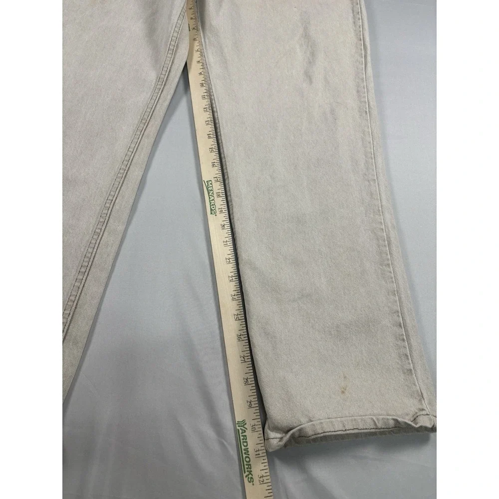 Vintage Levis 540 Mens 46x32 Beige USA Made Brown Tab Relaxed Fit Jeans